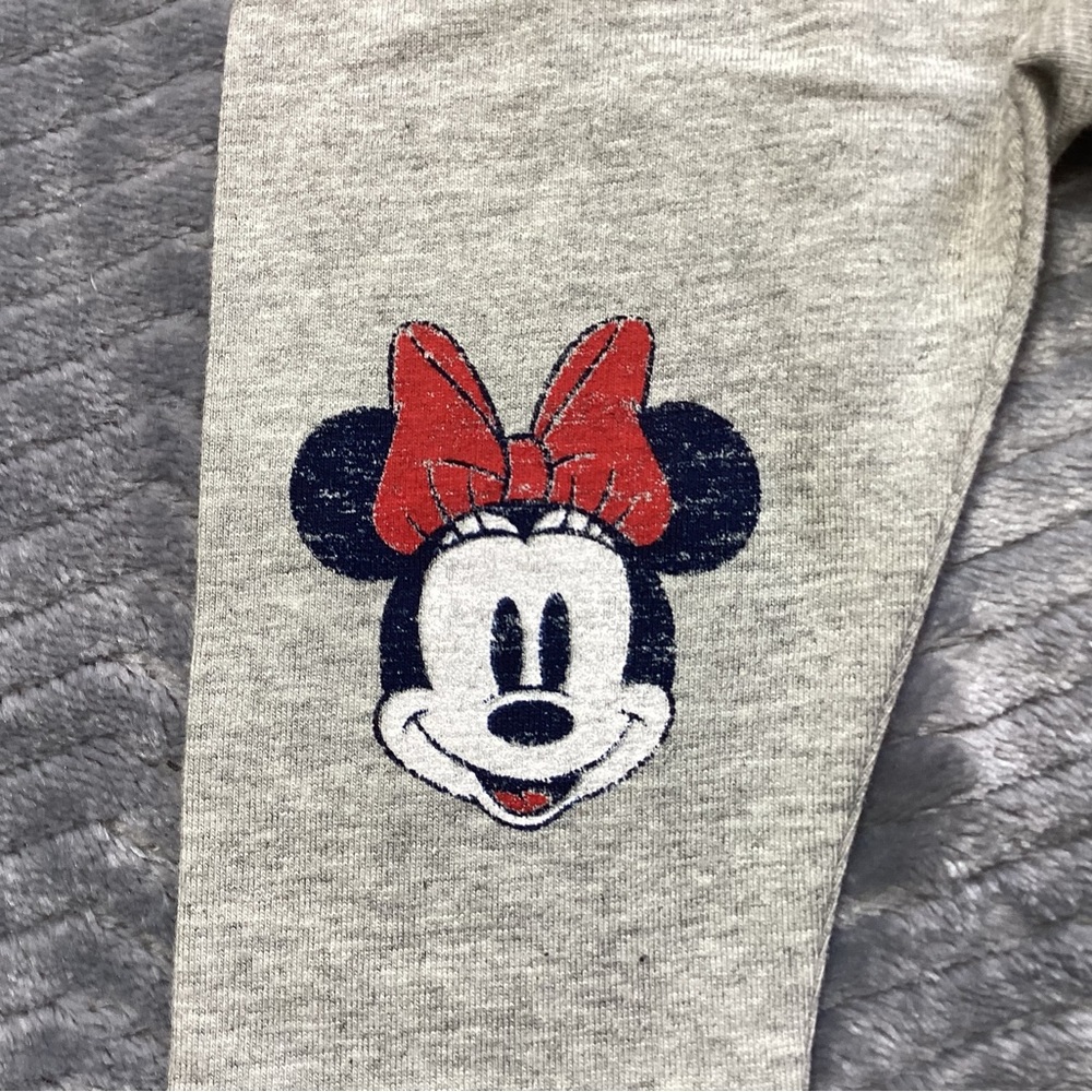 NWT Baby Gap Disney Minnie Mouse Gray Legging 0-3 Month. - Picture 3 of 8